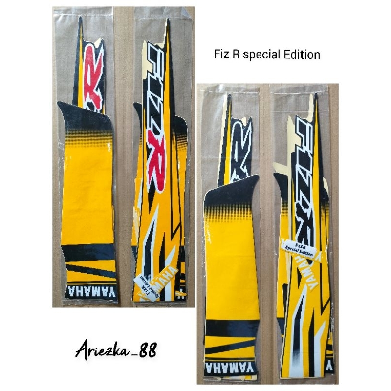 Striping fiz r hitam kuning fizr fiz r special edition R Merah