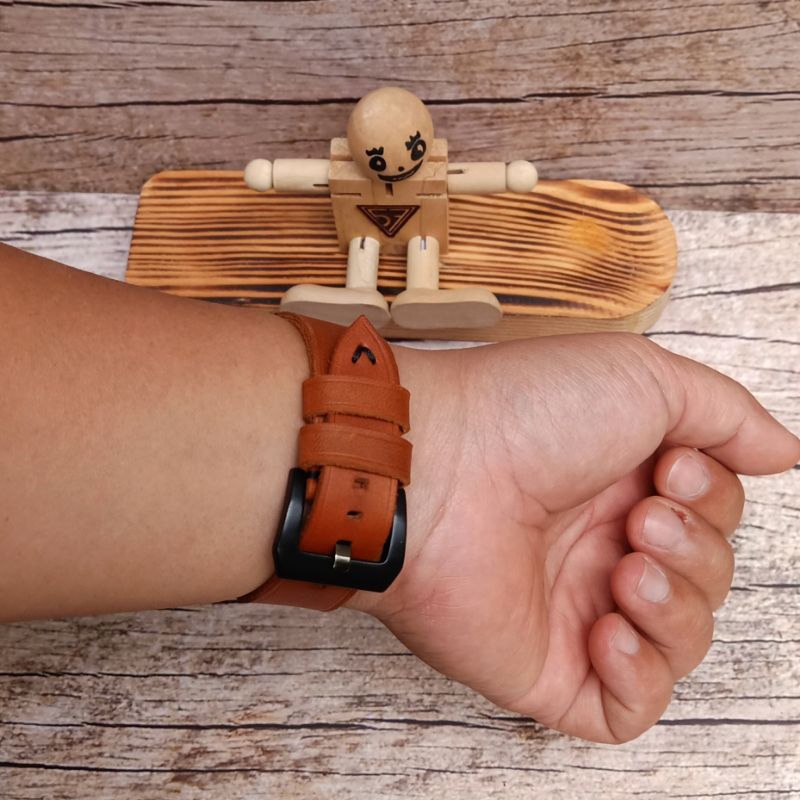 Strap Tali Band Gelang Jam Tangan Kulit Asli Elegan