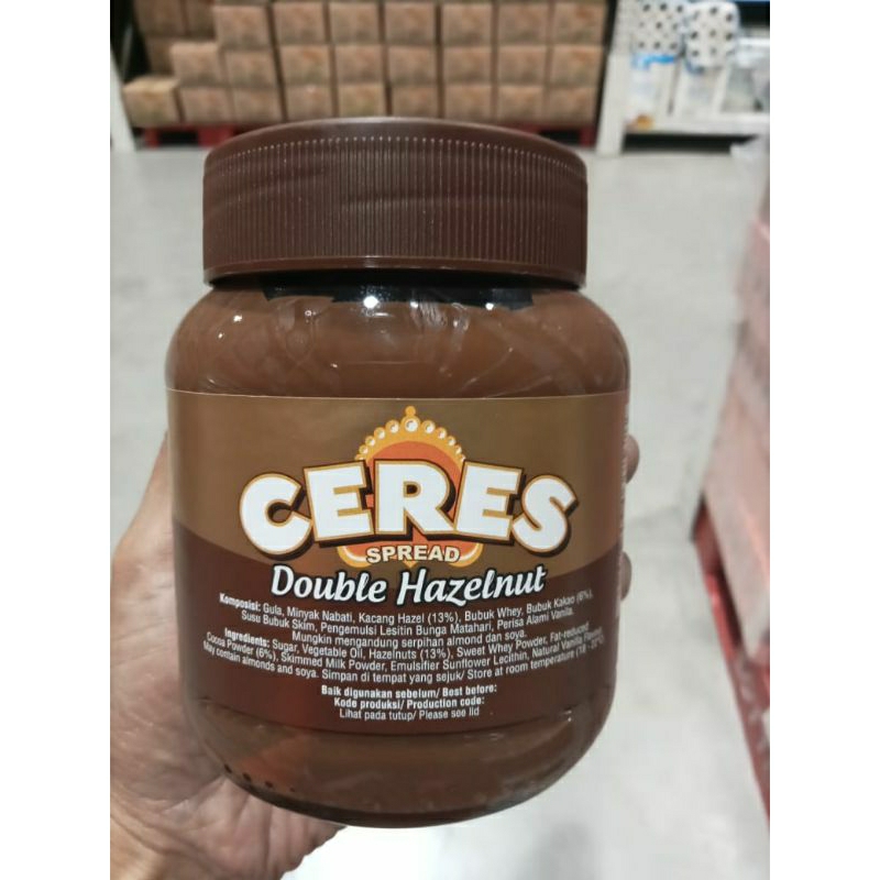 

Ceres Choc Spread Double Hazelnut 350 gr