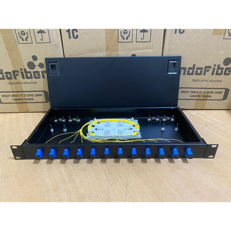 OTB 12 core SC lengkap pigtail / OTB 12 port SC lengkap pigtail