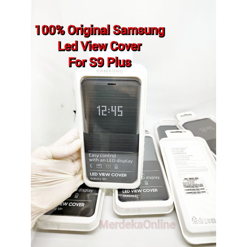 ORIGINAL SAMSUNG LED VIEW S9 PLUS S9+ FLIP COVER CASING CASE