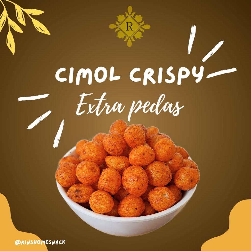 

Cimol pedas daun jeruk & original 250 GRAM