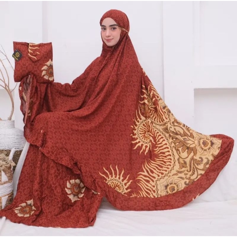 KISWARI Premium Mukena Jumbo/Mukena Premium Dewasa/Mukena Rayon Premium/Mukena Super Jumbo/Mukena De