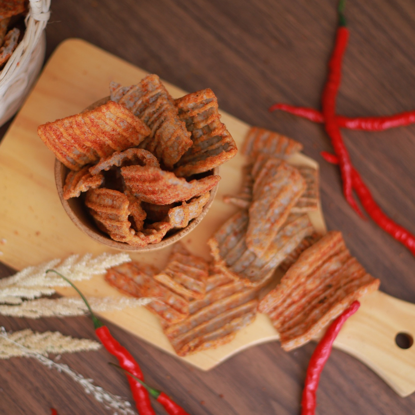 

Kerupuk Jengkol pedas / Kerupuk jengkol / kerupuk jengkol asli pedas 500grm