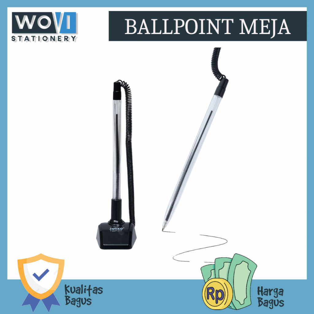 

[PCS] Ballpoint 0.7mm Pen Stand PSBP-177 Joyko / Ballpoint Meja 0.7 PSBP-177