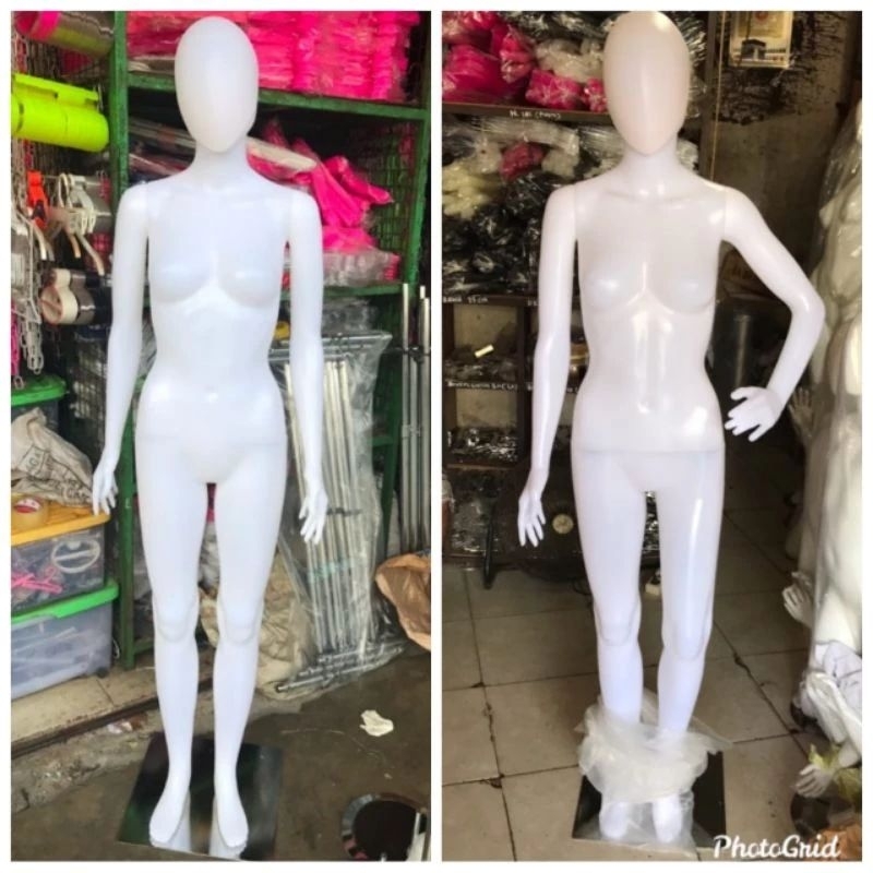 Patung Manekin Full Body Plastik Cewek Manekin Perempuan Pakai Kepala