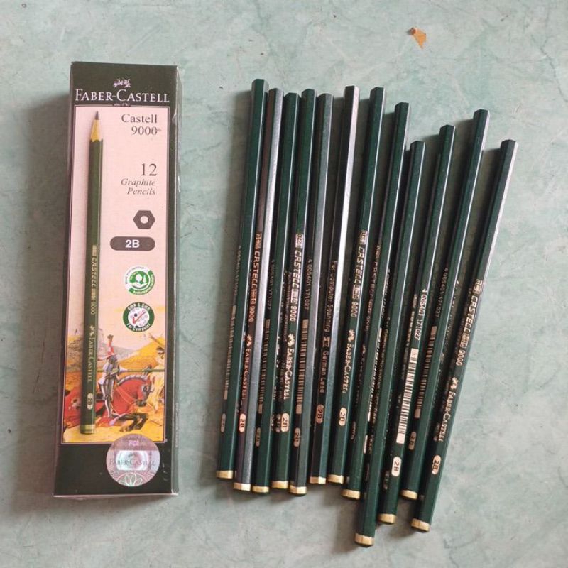 

[isi 12pcs] PENCIL 2B FABER CASTELL FOR COMPUTER