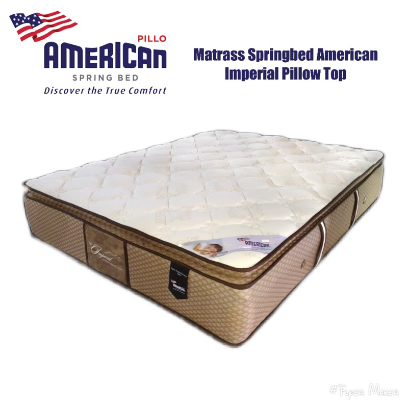 KHUSUS DENPASAR-BALI. Matras Springbed Merk American Type Imperial Pillowtop