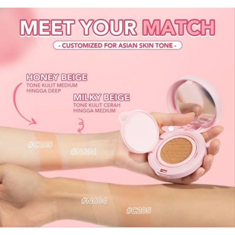 YOU SIMPLICITY GLOWY CC CUSHION C205 HONEY BEIGE