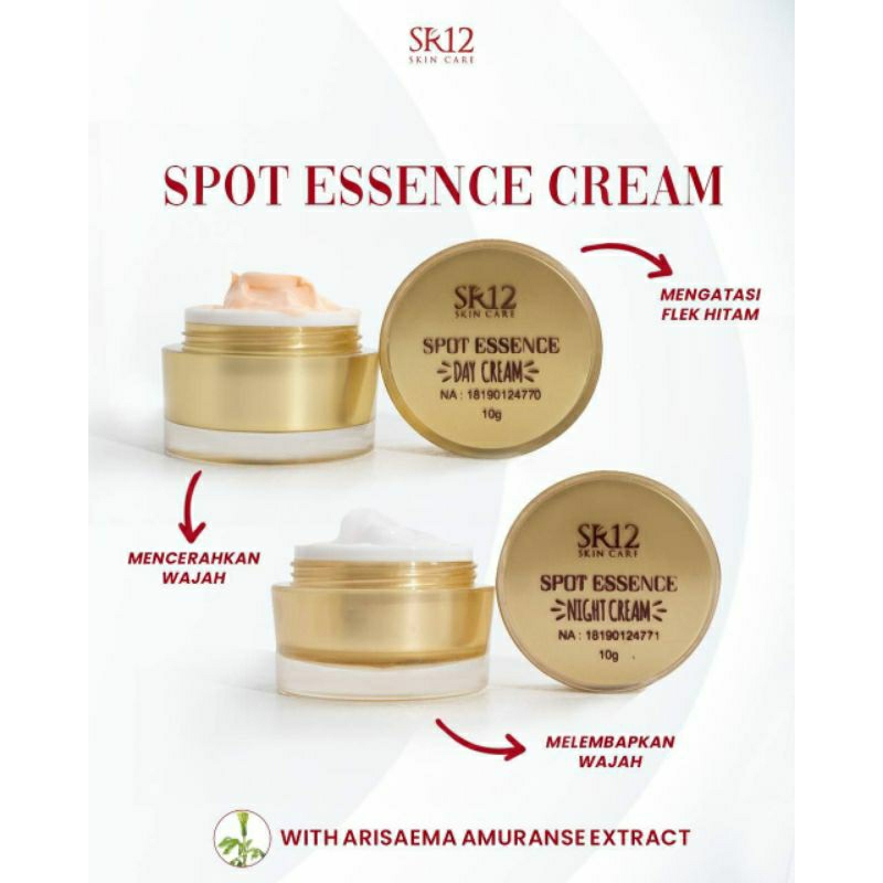 SPOT ESSENCE DAY& NIGHT CREAM skincare set sr12