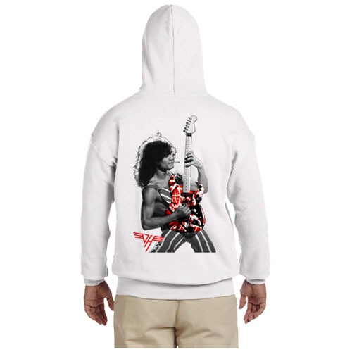 Eddie Van Halen Hoodie Bahan Katun Fleece | Jaket Hoodie Jumper & Ritsleting | Bisa COD