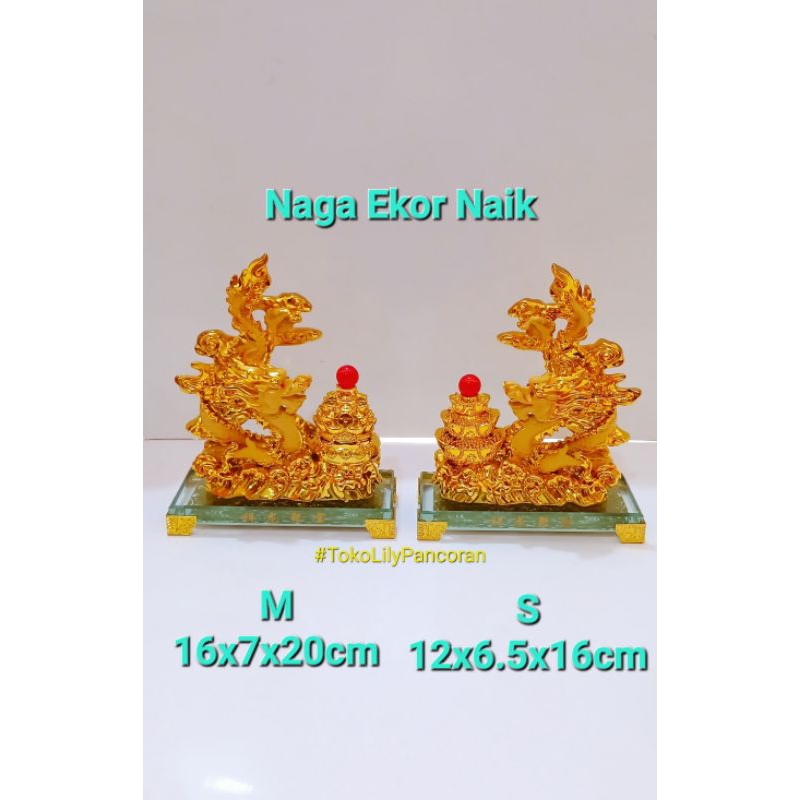 Pajangan Imlek Shio Naga 2024 / Patung Hiasan Imlek / Dekorasi Imlek / Patung Naga Imlek / Pajangan 