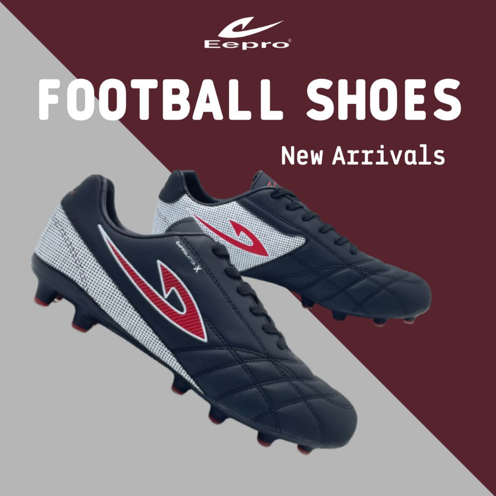 Sepatu Sepak Bola Eepro EF1024-AW (BLACK WHITE) TERBARU 