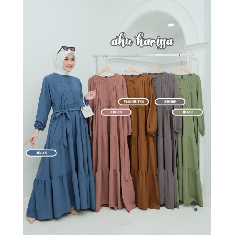 HAWA DRESS ORI AKU KARISSA DRESS MURAH HAWA AKU KARISSA MATT CRINGKEL EMBOS