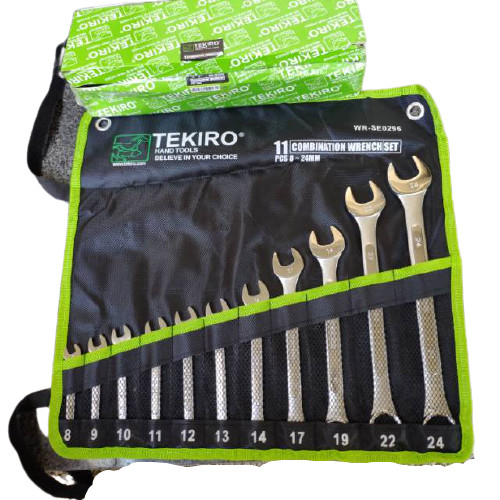 KUNCI RING PAS TEKIRO 8-24 MM 11 PCS / KUNCI RING PAS TEKIRO 8-24 MM