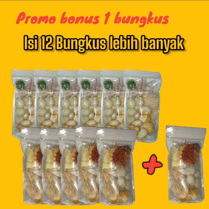 

12 bungkus baso Aci bakso Aci isi lengkap paket termurah