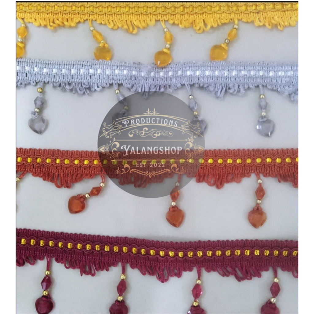 Renda Gorden Meteran/ Renda gorden kristal 1 hati/ Renda murah TERBARU