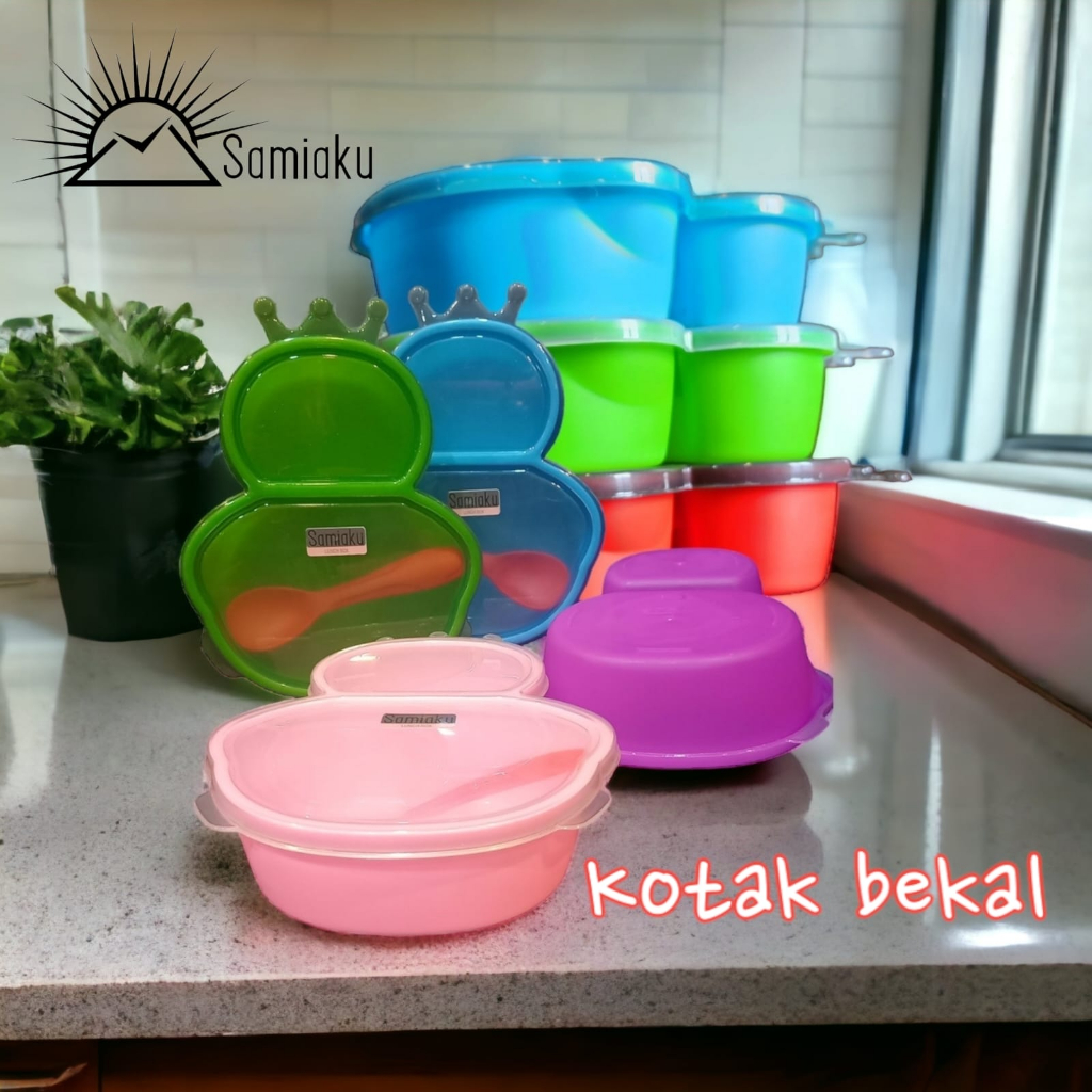 lunch box  mixue lucu tempat  bekal mixue  tk sd kotak makan