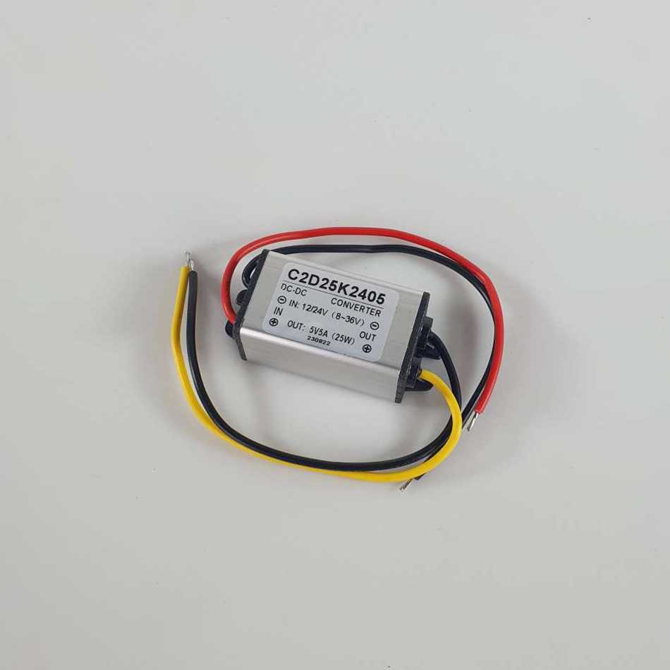 Converter DC to DC Voltage Reducer 12/24 V to 5 V 5 A