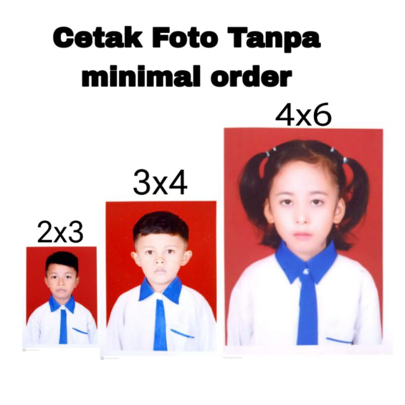 jasa cetak foto ukuran 2x3, 3x4,4x6 tanpa minimal order