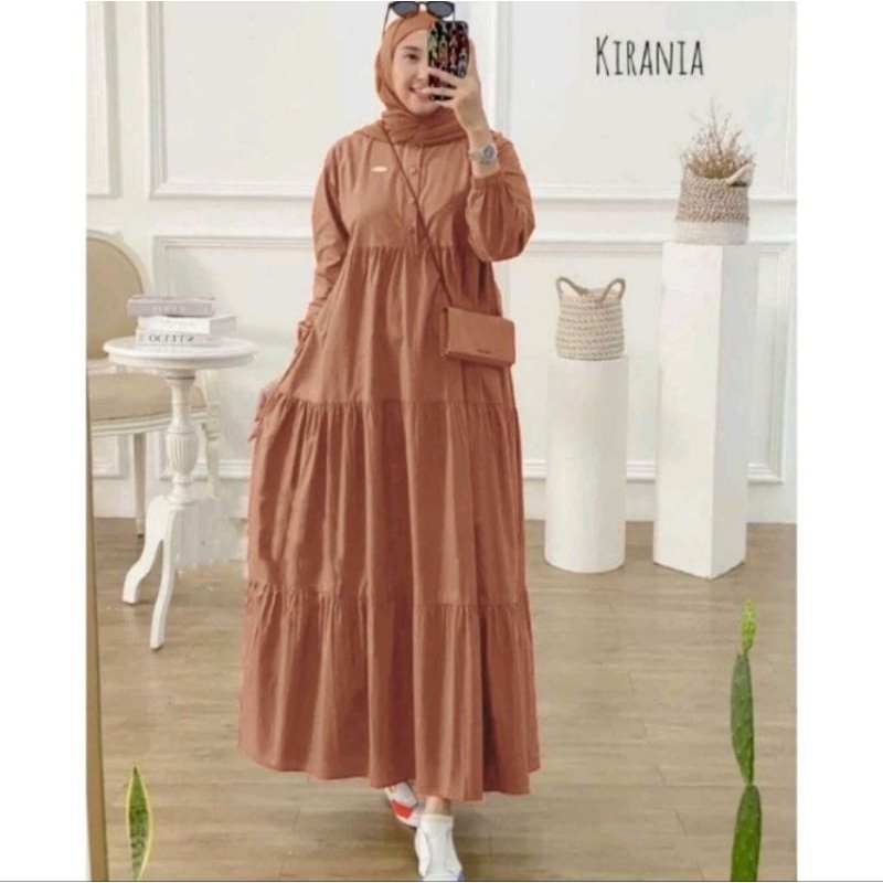 KIRANIA MIDI LD 110  /  MIDI POLOS /  DRESS POLOS /  BASIC DRESS
