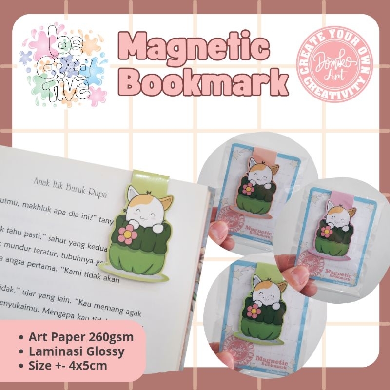 

Magnetic Bookmark Cat beli 4 gratis 1