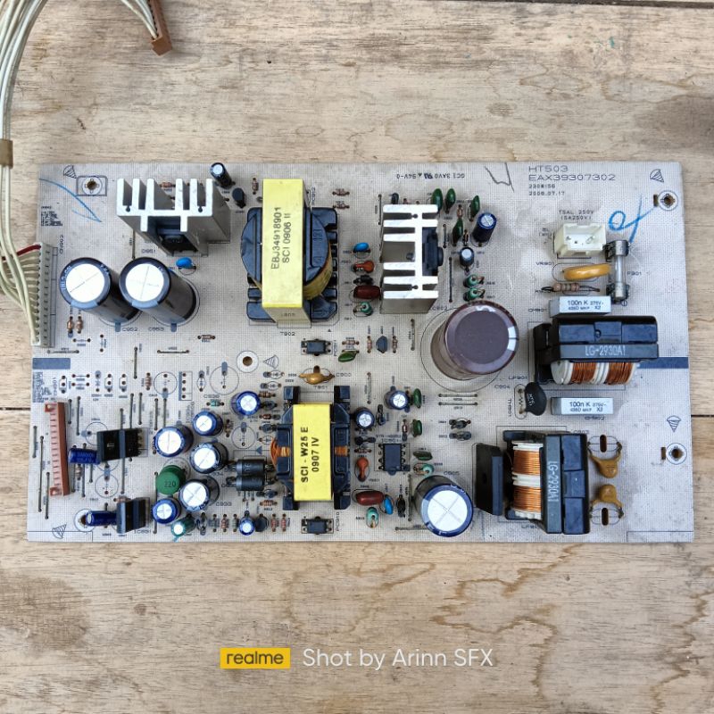 PSU power supply dvd home theater LG HT503/HT544 bekas normal