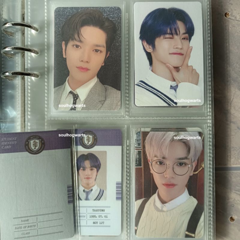 photocard poca pc taeyong ar fanmeeting fullset - kihno neozone harry potter hp - b2s kit back to sc