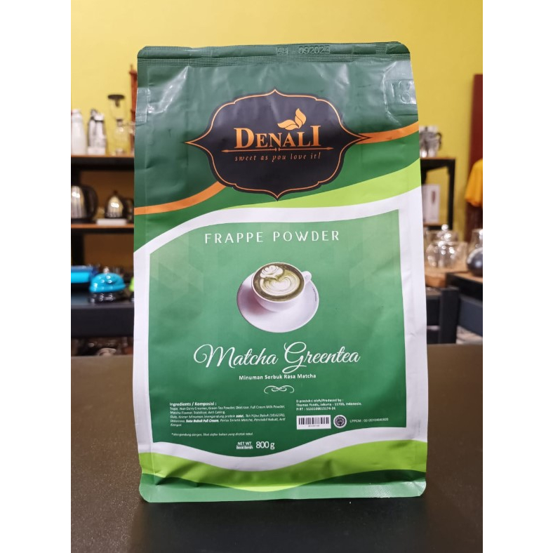 

Powder Matcha Green tea 800 gr Denali Frappe Powder Bubuk Perasa Teh Hijau