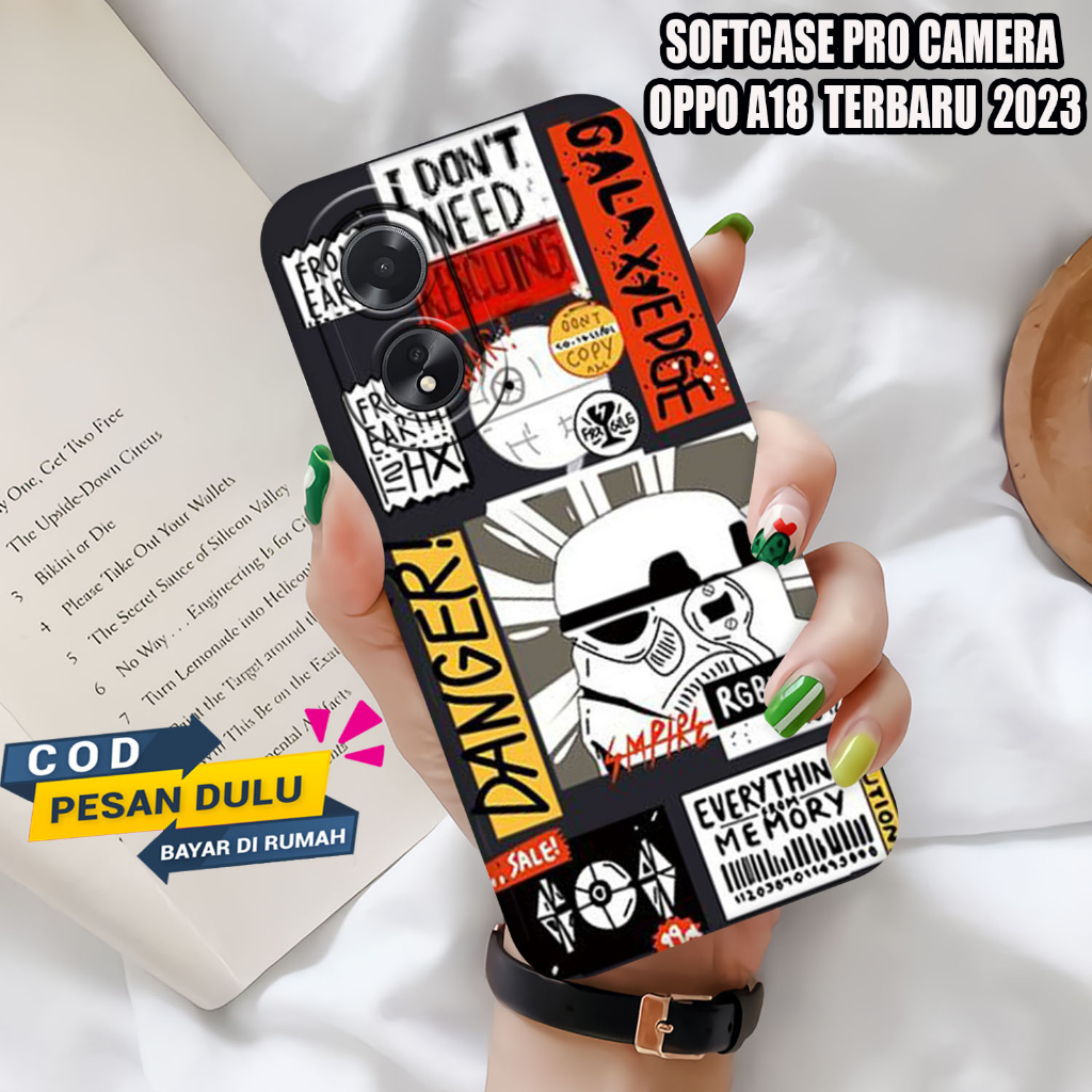 [R-47 ] Softcase Oppo A18 Terbaru 2023 - Case Oppo A18 Terbaru 2023 - Casing  Oppo A18 Terbaru 2023 