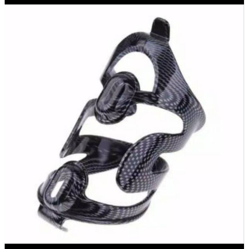 Holder tempat botol air minum sepeda dan motor carbon