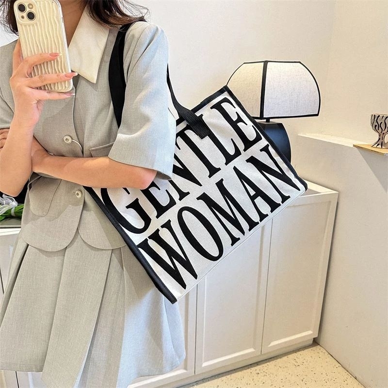 TOTE BAG GENTLE WOMAN BESAR / TAS WANITA / TAS TENTENG TAS SAMPING