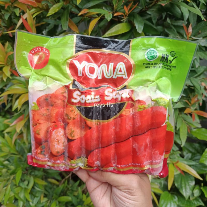 

Yona sosis sapi merah 450gr isi 15pc