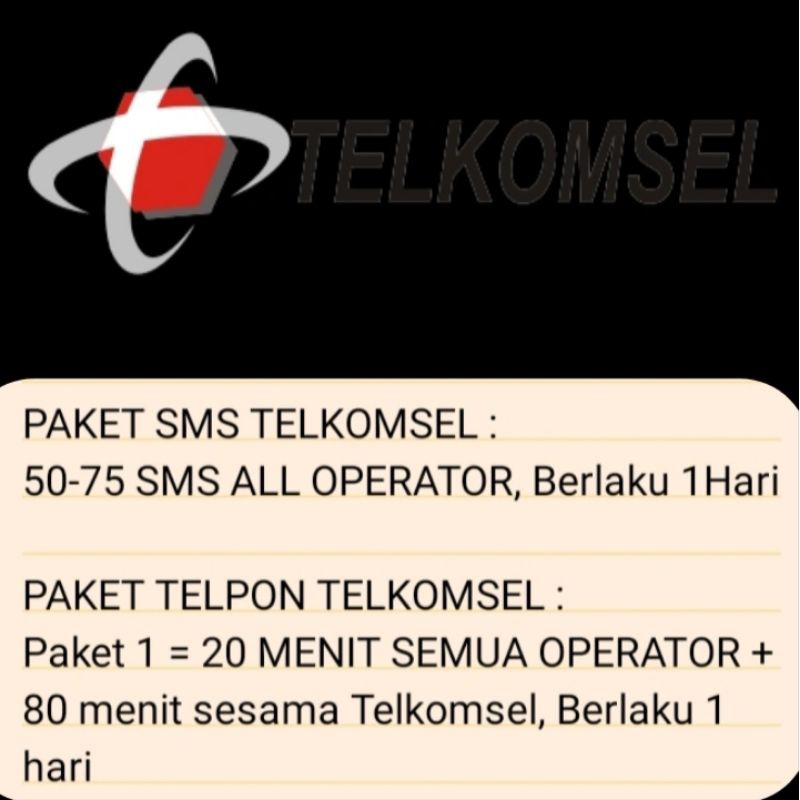 PAKET SMS Paket Telpon TELKOMSEL MURAH, cepat Langsung proses buka 24 jam