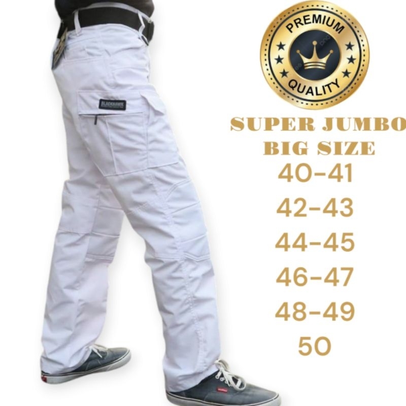 [COD]SUPER JUMBO CELANA PUTIH PANJANG TACTICAL PDL