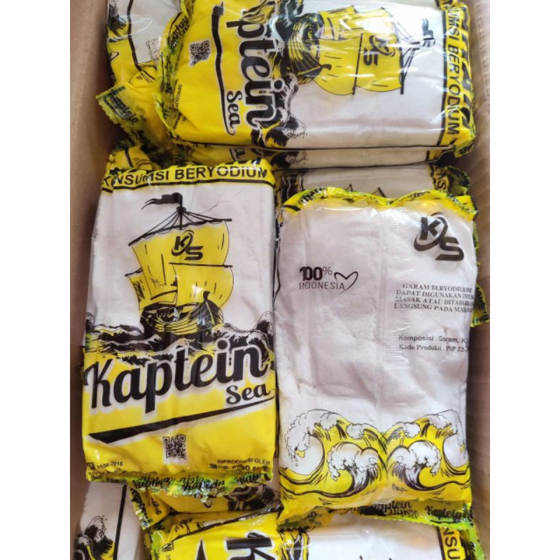 

GARAM BER YODIUM KAPTEN SEA (KEMASAN 5 PACK)