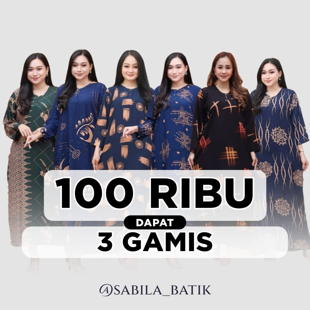 GAMIS MURAH 100,RB DAPAT 3