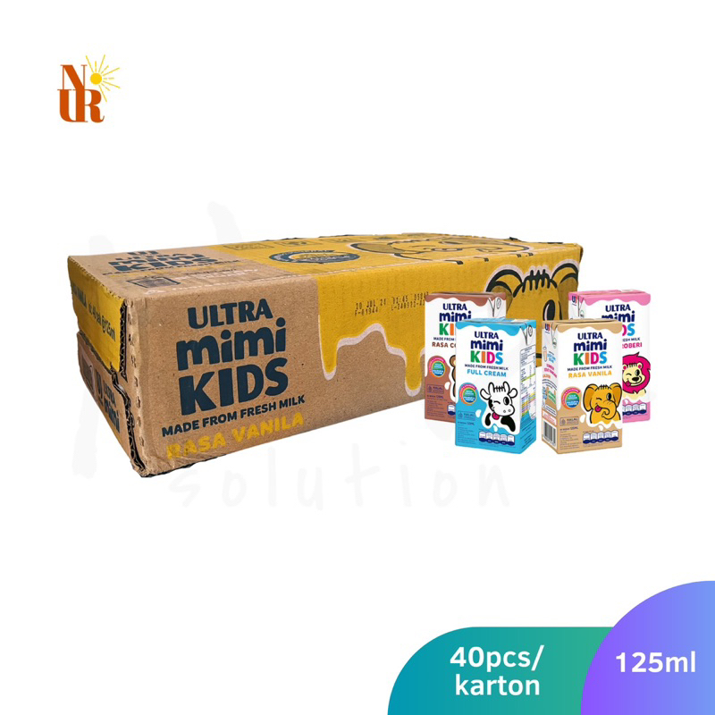 

Ultra Mimi Kids Susu UHT 125ml x 40pcs [Karton]