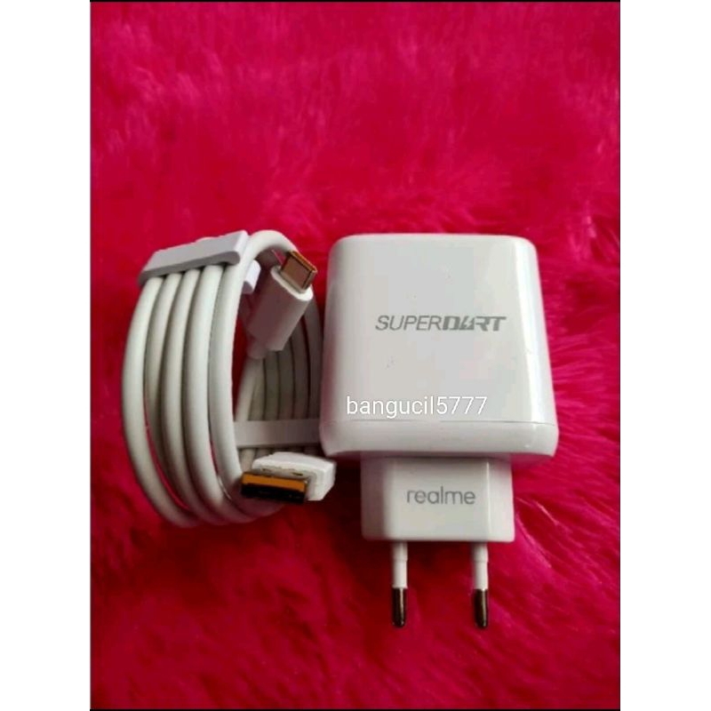 CHARGER REALME 7 PRO 8 PRO SUPER DART ORIGINAL 100% 65W TYPE C
