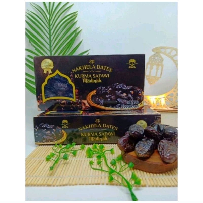 

500 gram Kurma Safawi Madinah Eksklusive Nakhela Dates