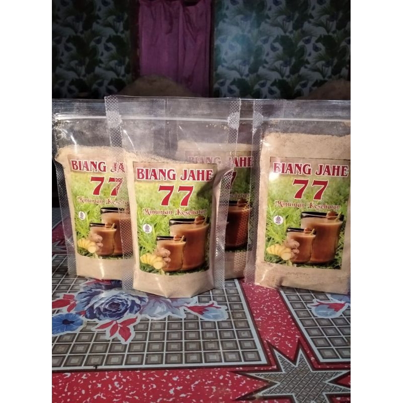 

serbuk dan cairan jahe minuman herbal