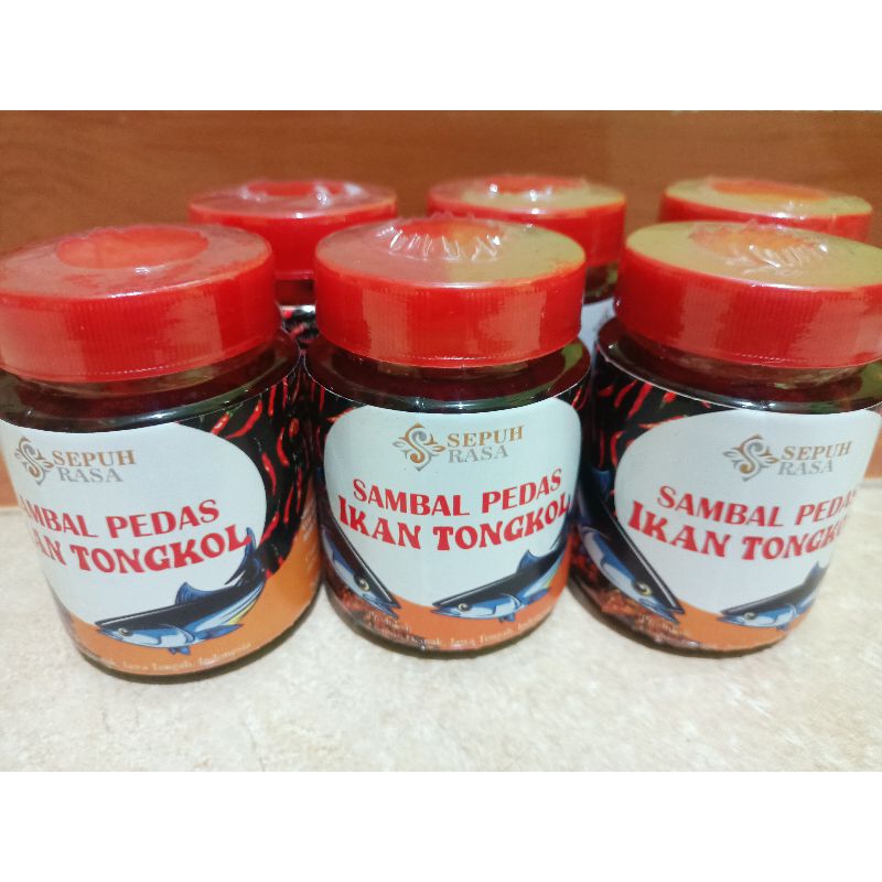 

Sambal pedas ikan tongkol sepuh rasa