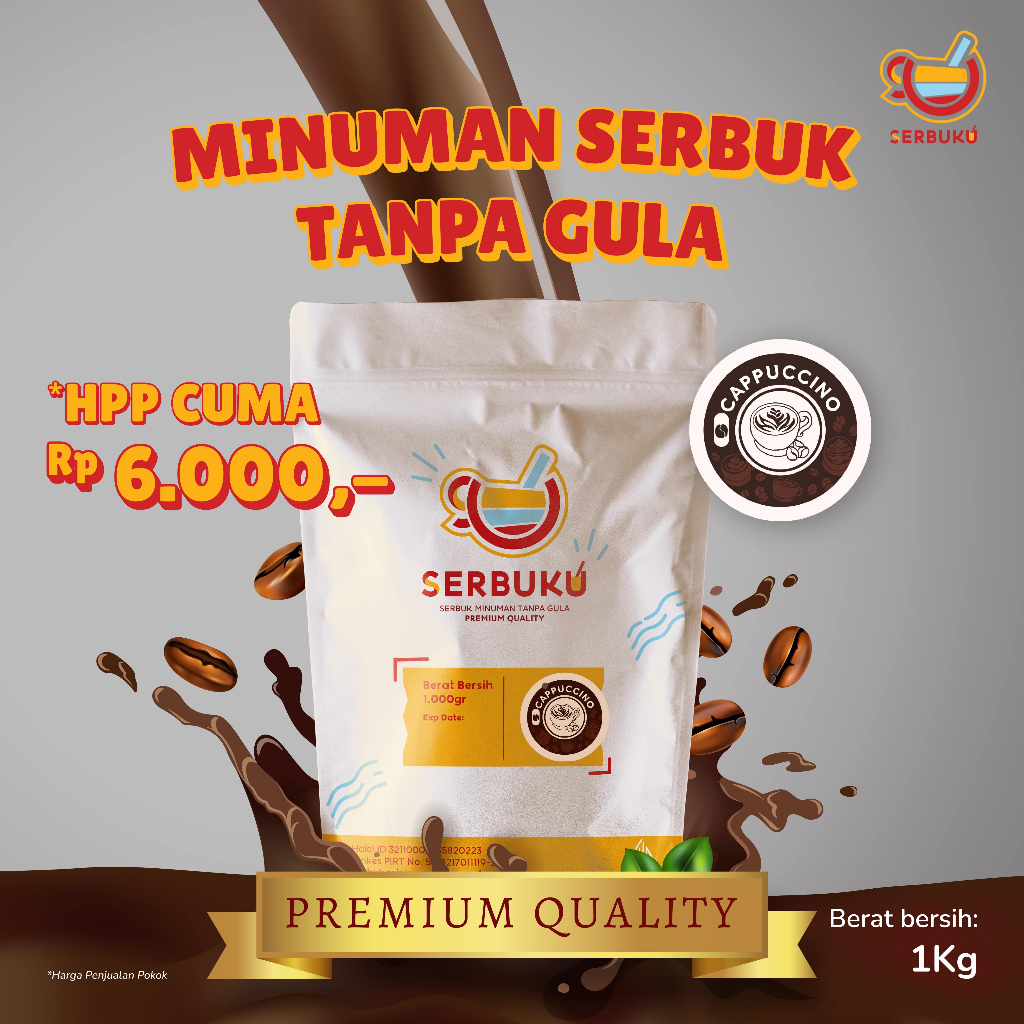 

Serbuku | Rasa Cappuccino | Serbuk Minuman Premium