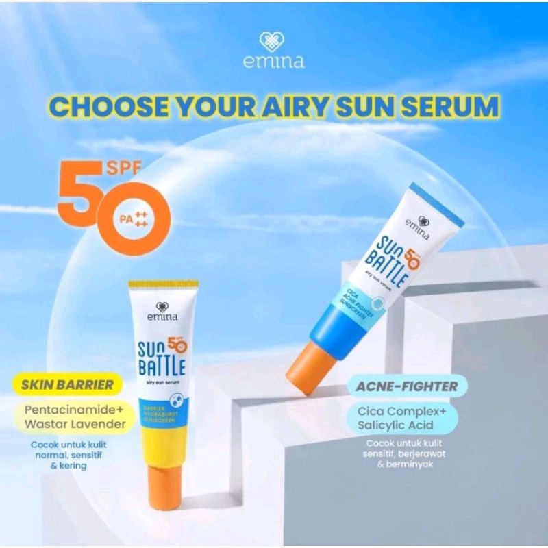 EMINA SUNSCREEN SPF 50 pa+++ emina sun bettle spf 50 pa +++