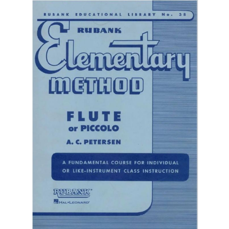 Buku Flute elementary method rubank hal leonard