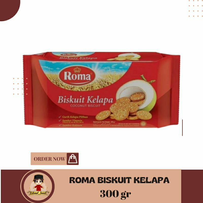 

Roma Kelapa Biscuit 300gr