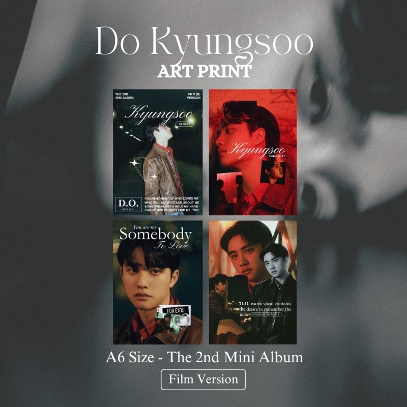 D.O. EXO EXPECTATION 2ND ALBUM WALL DECO ART PRINT