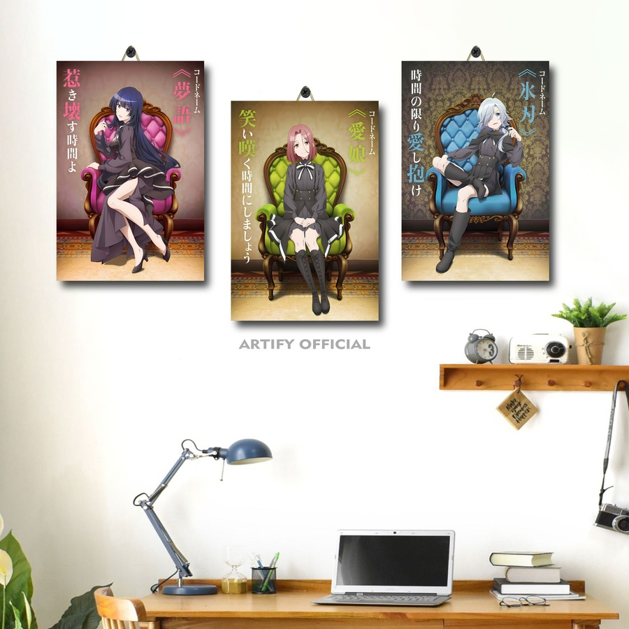 Pajangan Kamar Foto Anime Waifu Spy Classroom 20X30 | Artify Official| Dekorasi Kamar Waifu Spy Kyou