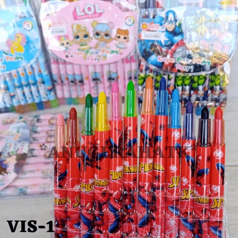 

CRAYON PUTAR MOTIF SPIDERMEN