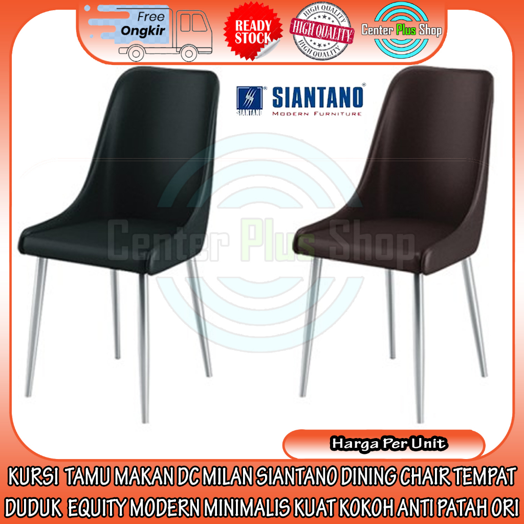 [Kargo] SIANTANO KURSI MAKAN DC MILAN OSCAR CHROME CROME CROM KROM KHROME KROME BESI PIPA DINING CHA